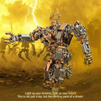 DIY 3D Steampunk Protoss Mecha Metal Model With Lights-1020+PCS - 3d metal puzzle by Extoril