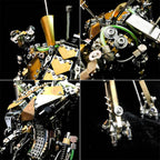 DIY XIA-A Metal Future Mech Model with Articulated Joints & Lights - 3d metal puzzle by Extoril