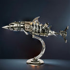 DIY 3D Metal Mechanical Shark Puzzle Model Assembly Kit-209PCS - 3d metal puzzle by Extoril