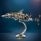 DIY 3D Metal Mechanical Shark Puzzle Model Assembly Kit-209PCS - 3d metal puzzle by Extoril