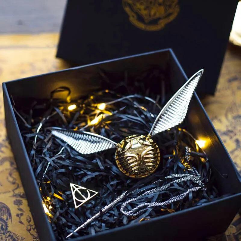 Magical Harry Potter Golden Snitch Ring Box - 3d metal puzzle by Extoril