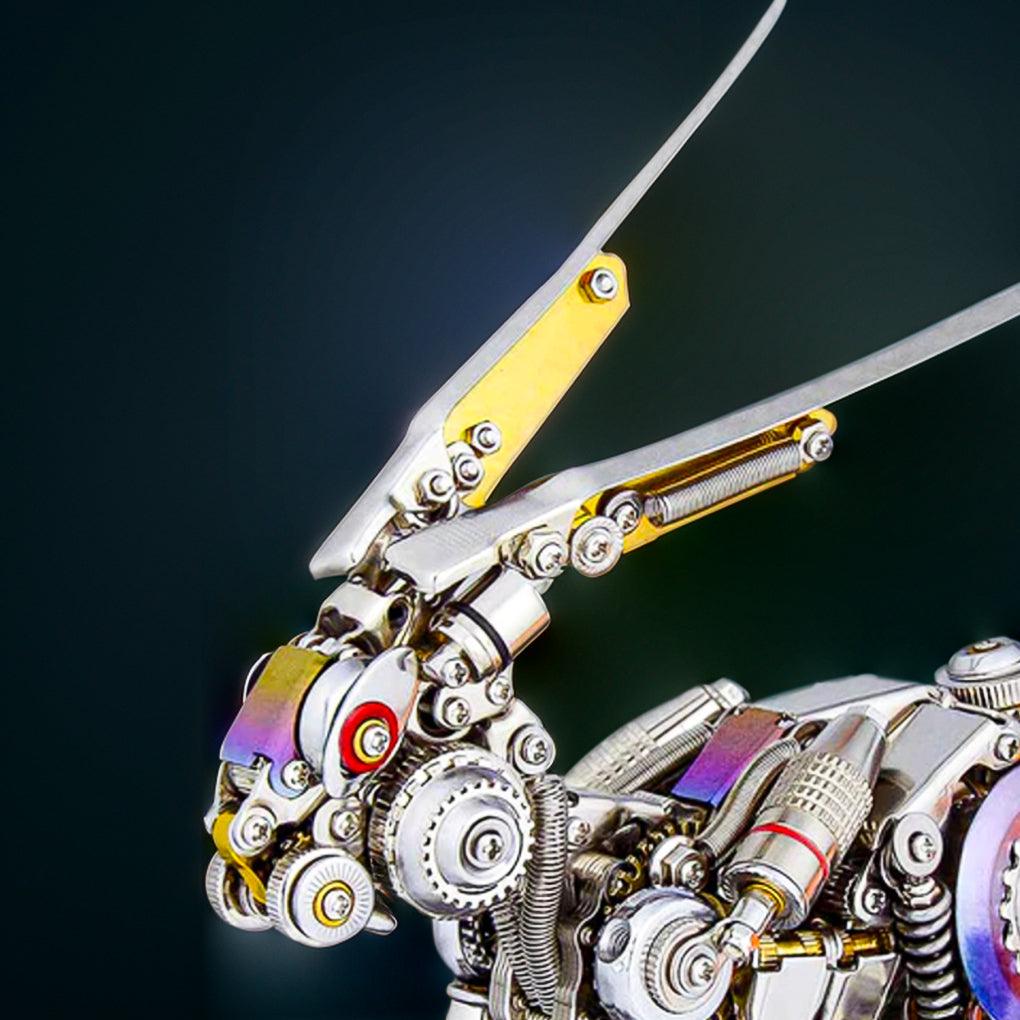 GEARSPRING REBEL 3D Metal Punk Mechanical Rabbit Model Kit - 3d metal puzzle by Extoril