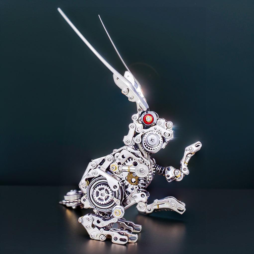 GEARSPRING REBEL 3D Metal Punk Mechanical Rabbit Model Kit - 3d metal puzzle by Extoril