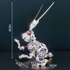 GEARSPRING REBEL 3D Metal Punk Mechanical Rabbit Model Kit - 3d metal puzzle by Extoril