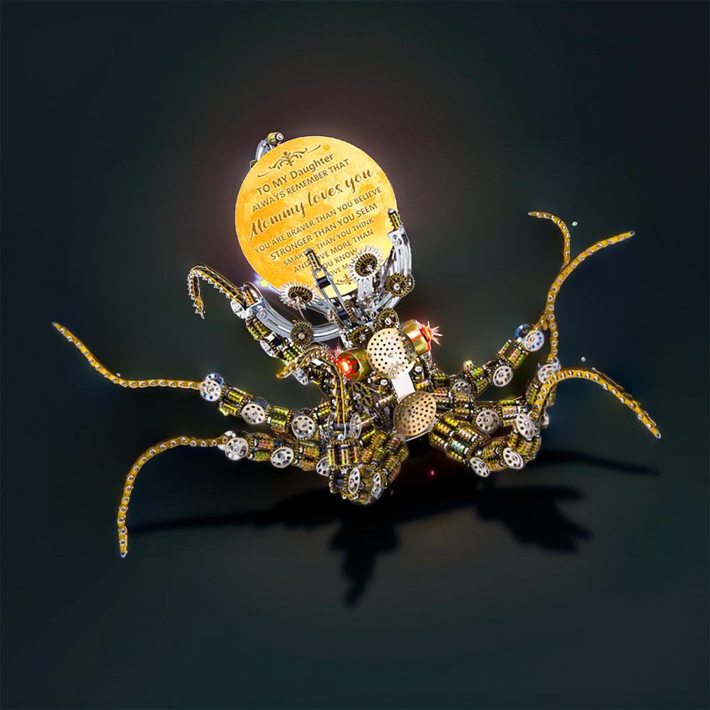 Galactic Kraken 3D Metal Steampunk Puzzle - 3d metal puzzle by Extoril