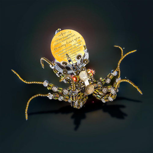 Galactic Kraken 3D Metal Steampunk Puzzle - 3d metal puzzle by Extoril