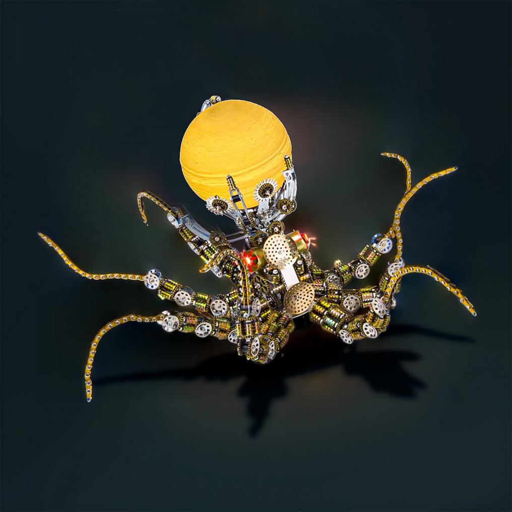 Galactic Kraken 3D Metal Steampunk Puzzle - 3d metal puzzle by Extoril