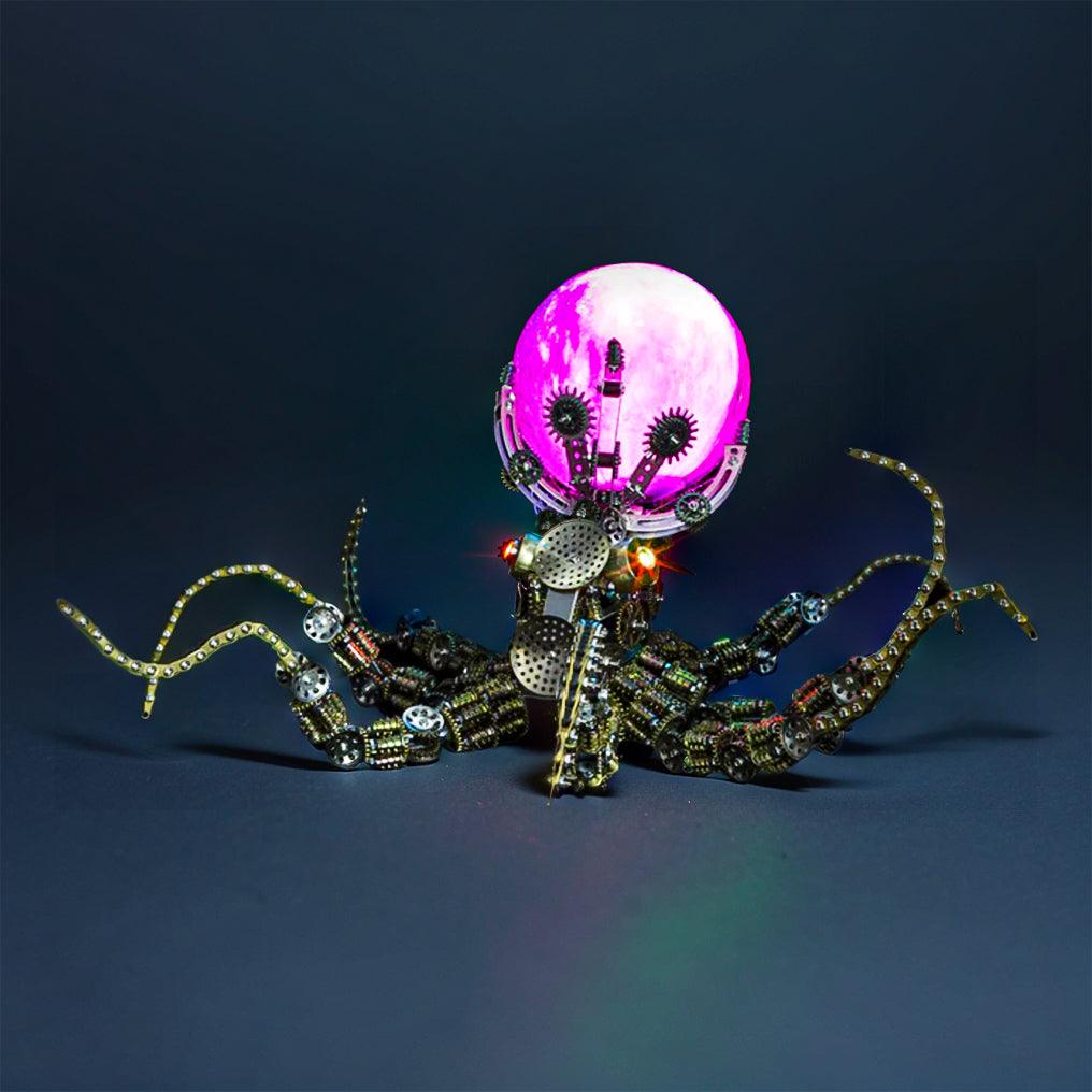Galactic Kraken 3D Metal Steampunk Puzzle - 3d metal puzzle by Extoril