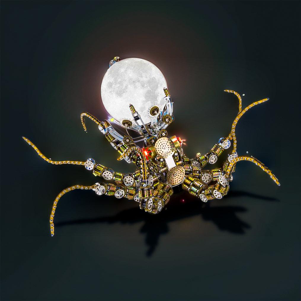 Galactic Kraken 3D Metal Steampunk Puzzle - 3d metal puzzle by Extoril