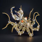 Galactic Kraken 3D Metal Steampunk Puzzle - 3d metal puzzle by Extoril