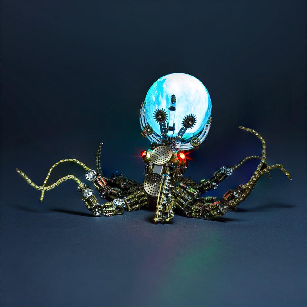Galactic Kraken 3D Metal Steampunk Puzzle - 3d metal puzzle by Extoril