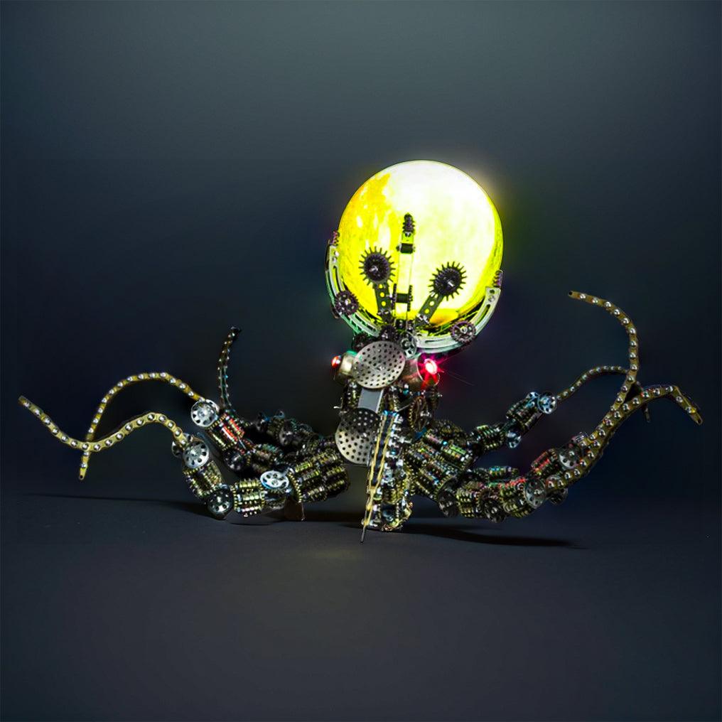 Galactic Kraken 3D Metal Steampunk Puzzle - 3d metal puzzle by Extoril