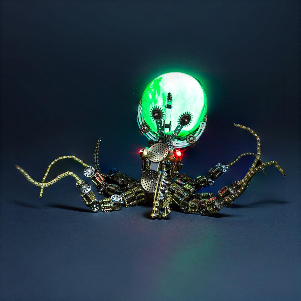 Galactic Kraken 3D Metal Steampunk Puzzle - 3d metal puzzle by Extoril