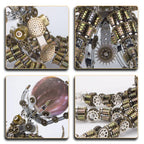 Galactic Kraken 3D Metal Steampunk Puzzle - 3d metal puzzle by Extoril