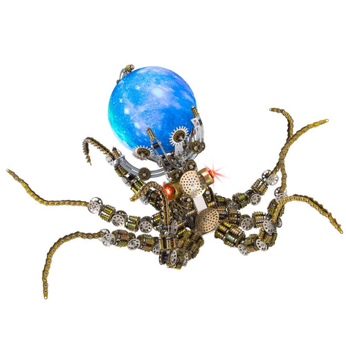 Galactic Kraken 3D Metal Steampunk Puzzle - 3d metal puzzle by Extoril