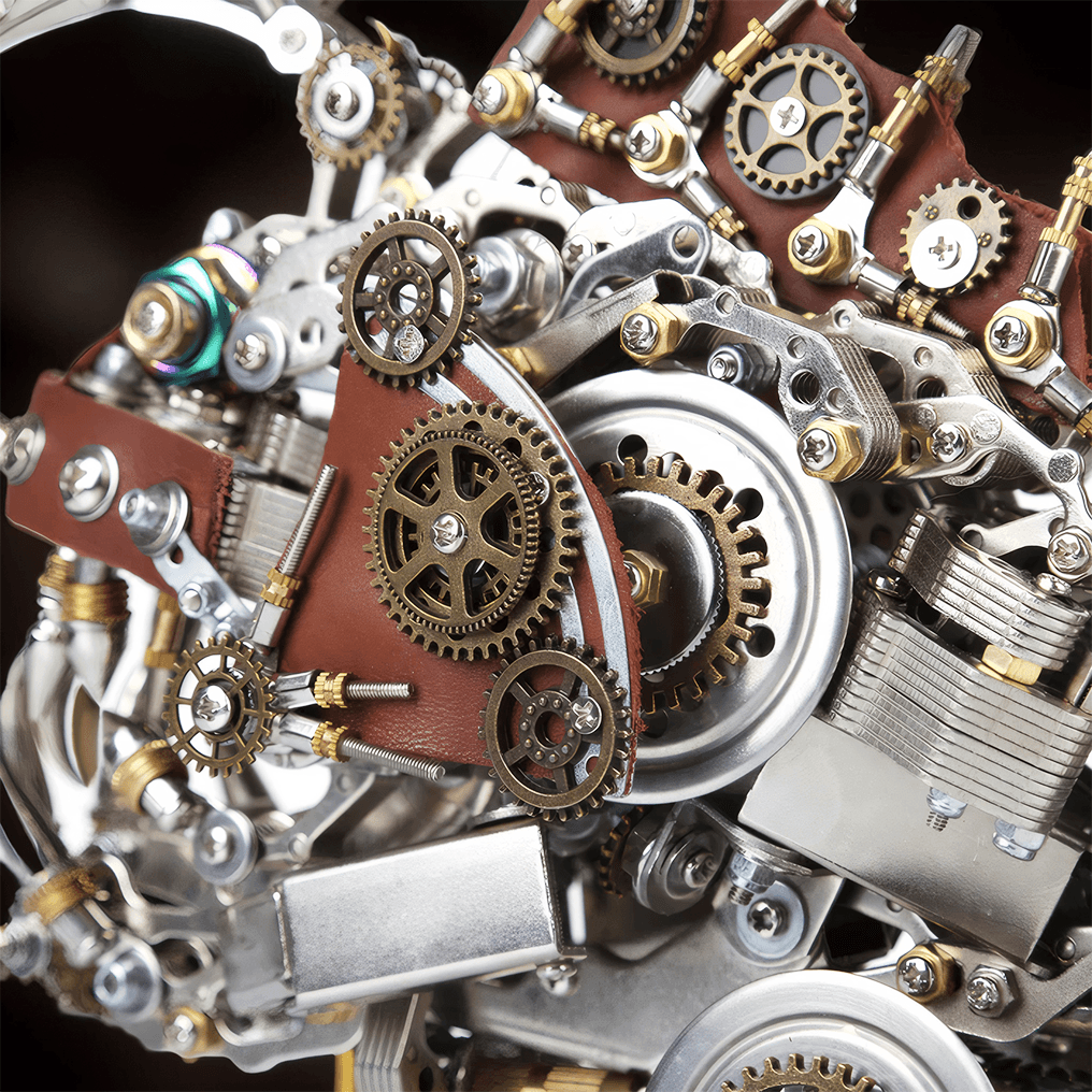 DIY 3D Mechanical Anglefish Metal Model - 3d metal puzzle by Extoril