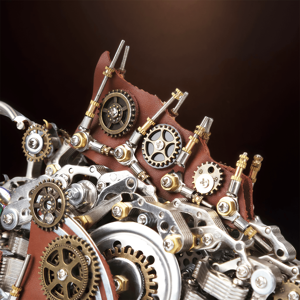 DIY 3D Mechanical Anglefish Metal Model - 3d metal puzzle by Extoril