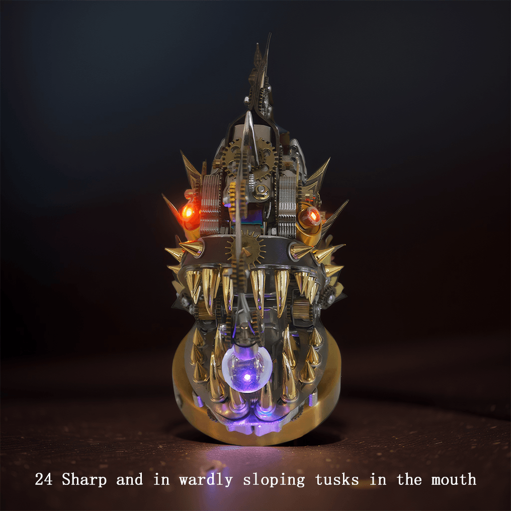DIY 3D Mechanical Anglefish Metal Model - 3d metal puzzle by Extoril