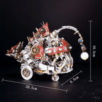 DIY 3D Mechanical Anglefish Metal Model - 3d metal puzzle by Extoril