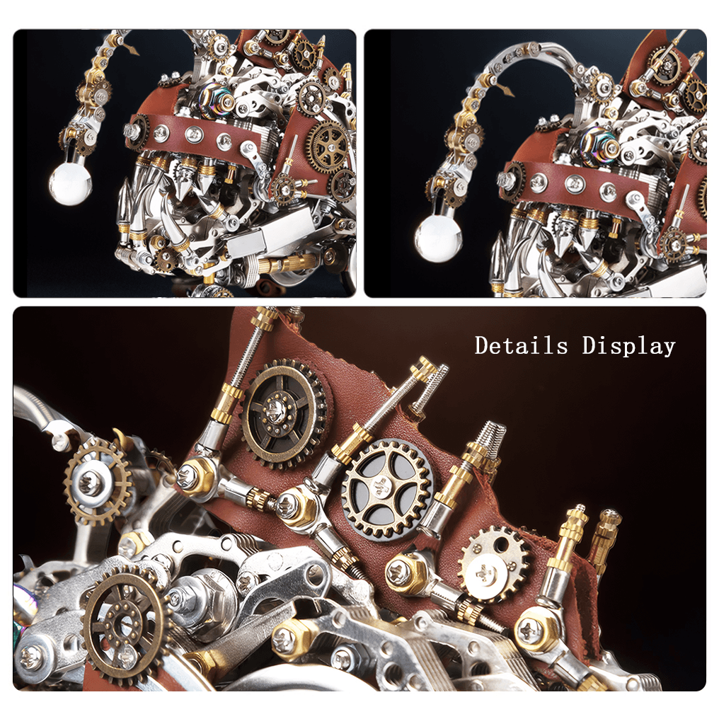 DIY 3D Mechanical Anglefish Metal Model - 3d metal puzzle by Extoril