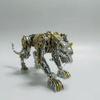 3D Metal Steampunk Leopard Puzzle 300pc - 3d metal puzzle by Extoril