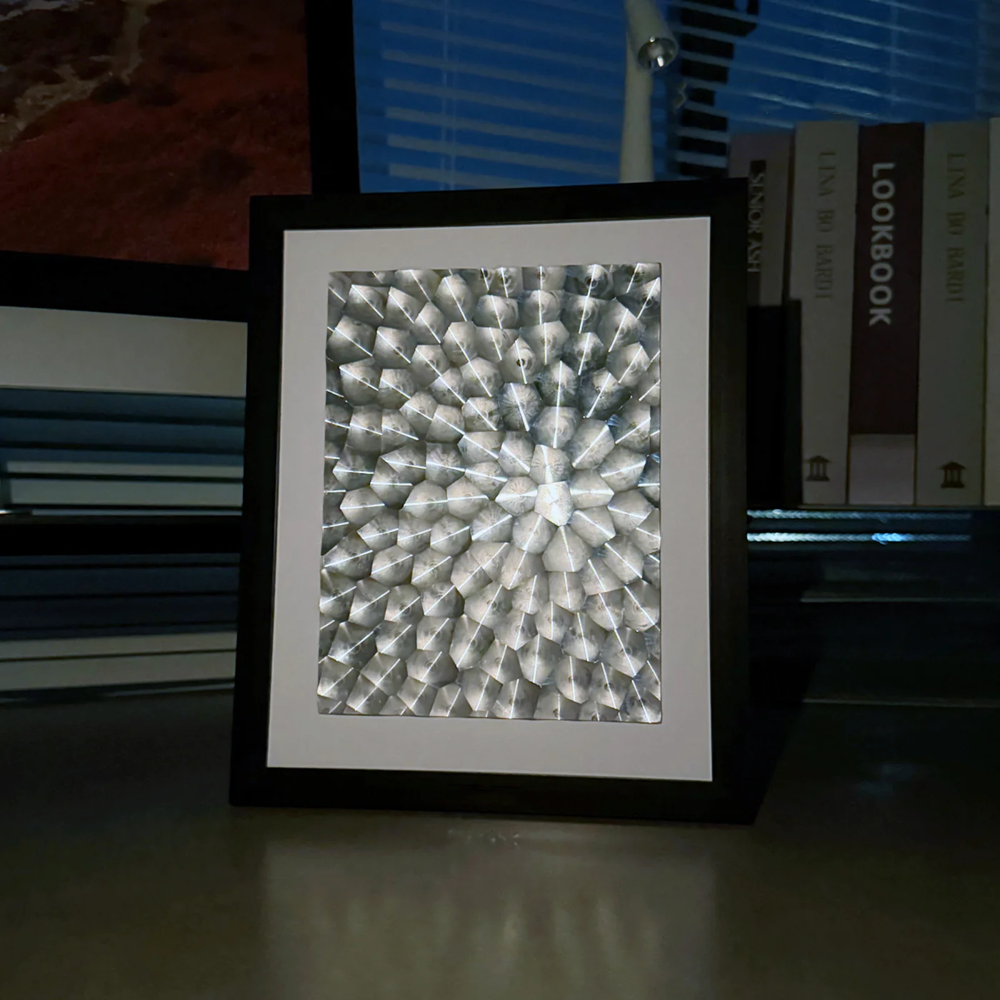 3D Metal Wall Art Geometric CNC Aluminum Frame - home decor by Extoril