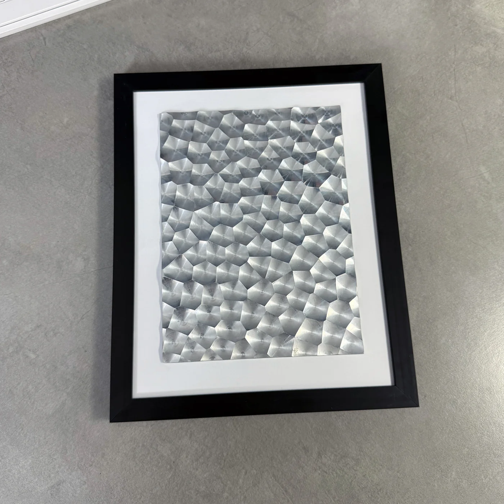 3D Metal Wall Art Geometric CNC Aluminum Frame - home decor by Extoril