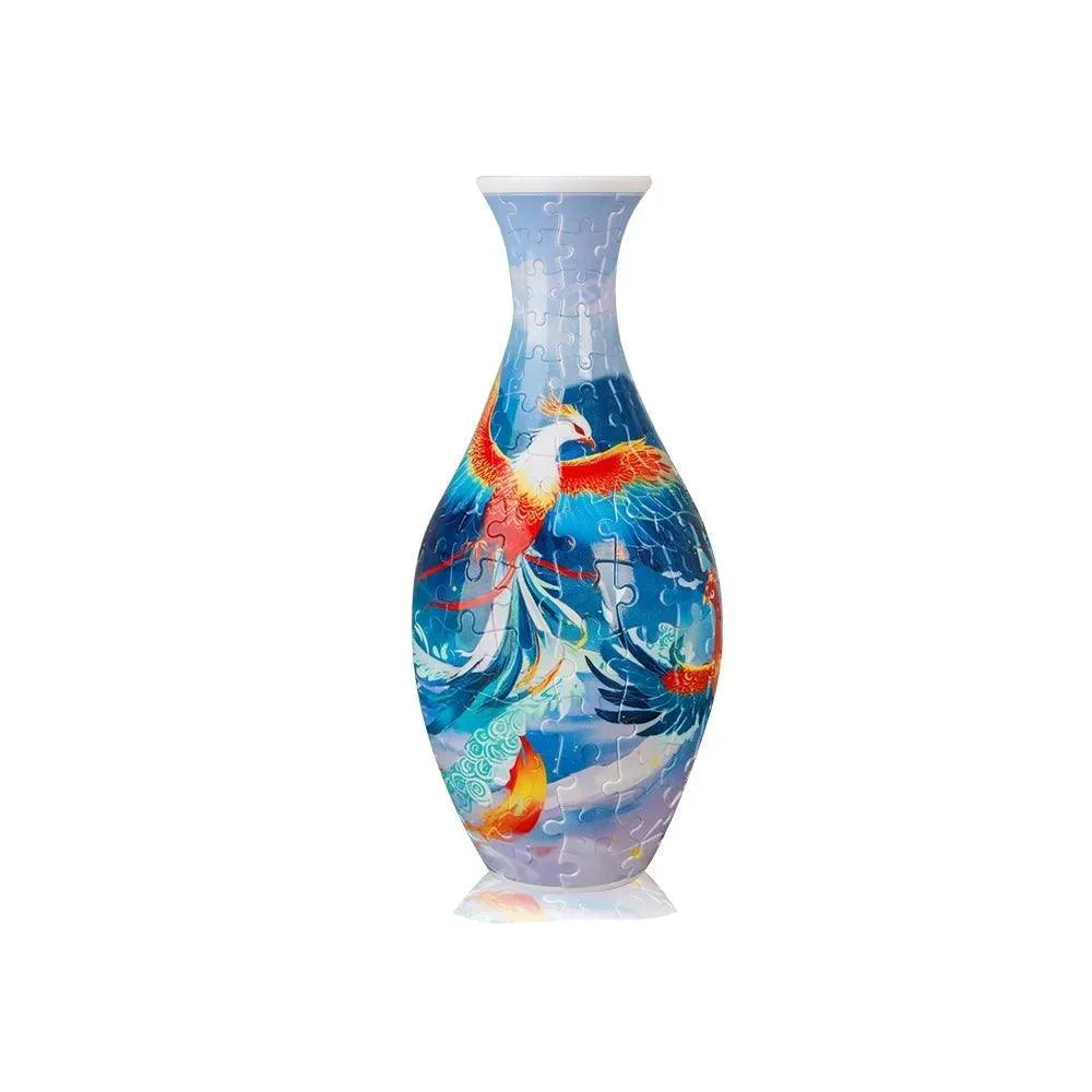 160-Piece 3D Puzzle Flower Vase Kit - DIY Flower by Extoril
