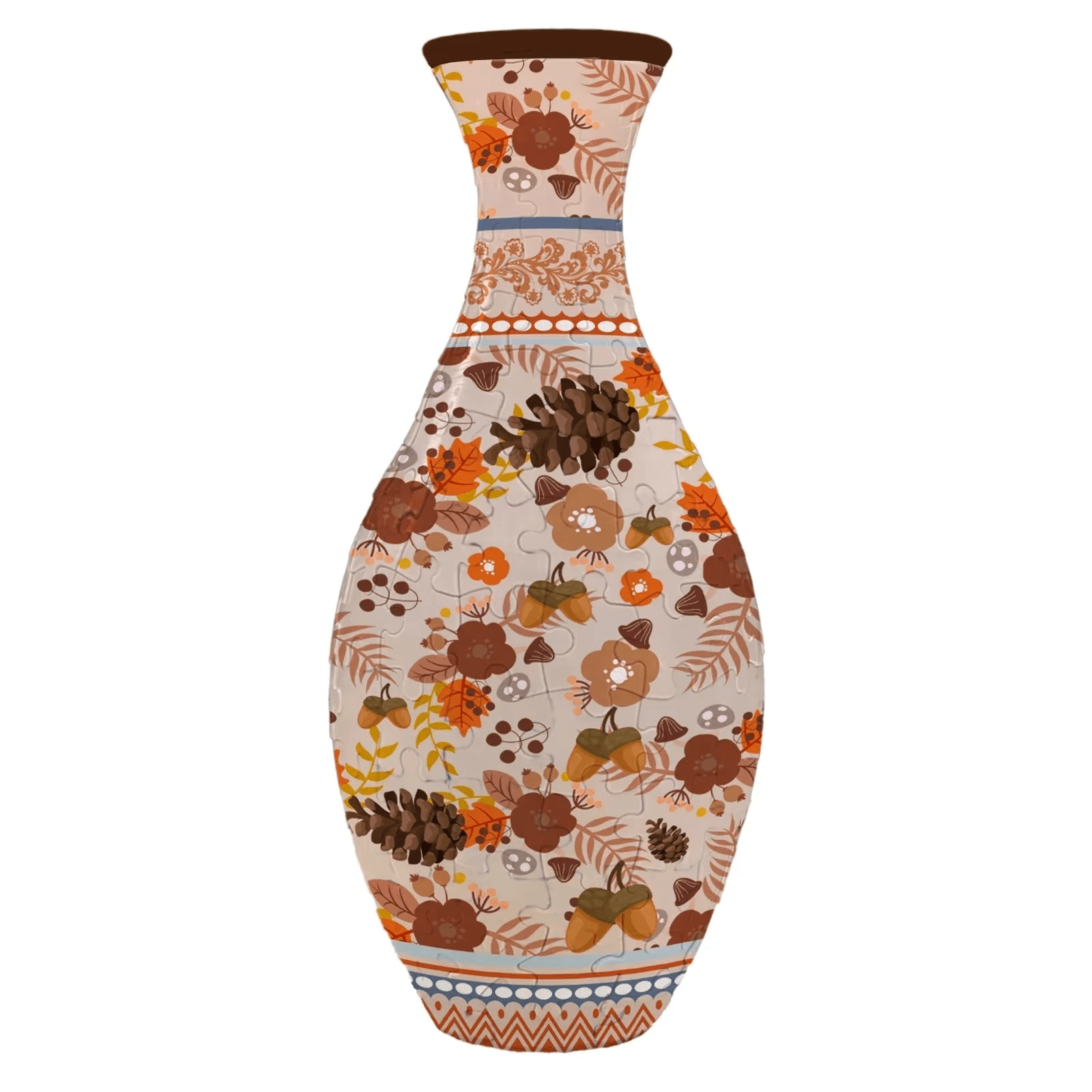 160-Piece 3D Puzzle Flower Vase Kit - DIY Flower by Extoril