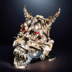 DIY 3D Mechanical Punk Hannya Japanese Ghast Mask Metal Puzzles Assembly Model - 3d metal puzzle by Extoril