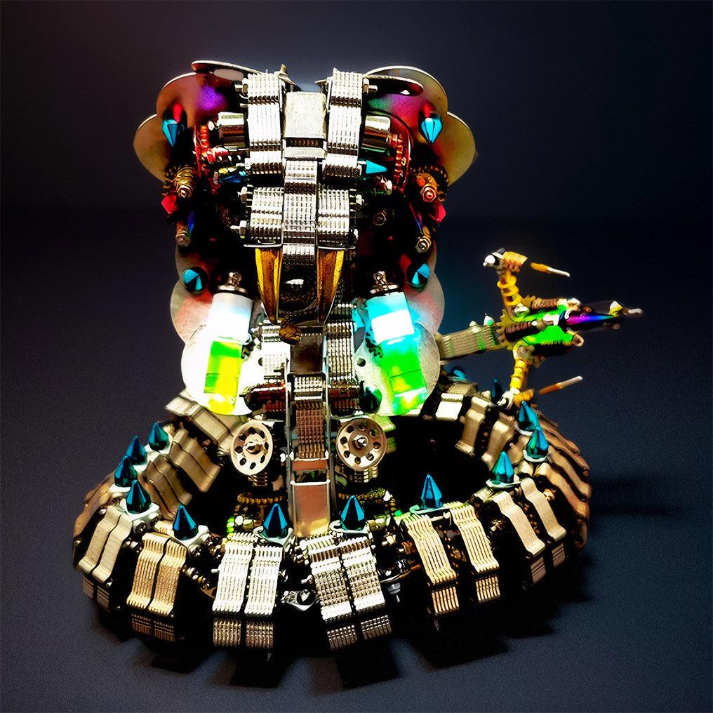 Lifelike Mechanical Cobra 3D Metal DIY Model Kit - 3d metal puzzle by Extoril