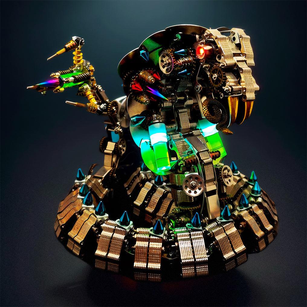 Lifelike Mechanical Cobra 3D Metal DIY Model Kit - 3d metal puzzle by Extoril