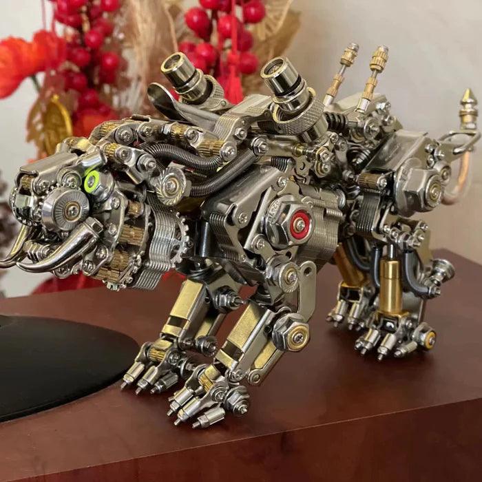 DIY 3D Metal Model Bengal Tiger Kit Puzzles Building Block Set Toys - 3d metal puzzle by Extoril