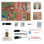 3D Wooden Puzzle Onsen Saga Miniature kit - 3D Wooden Puzzle by Extoril