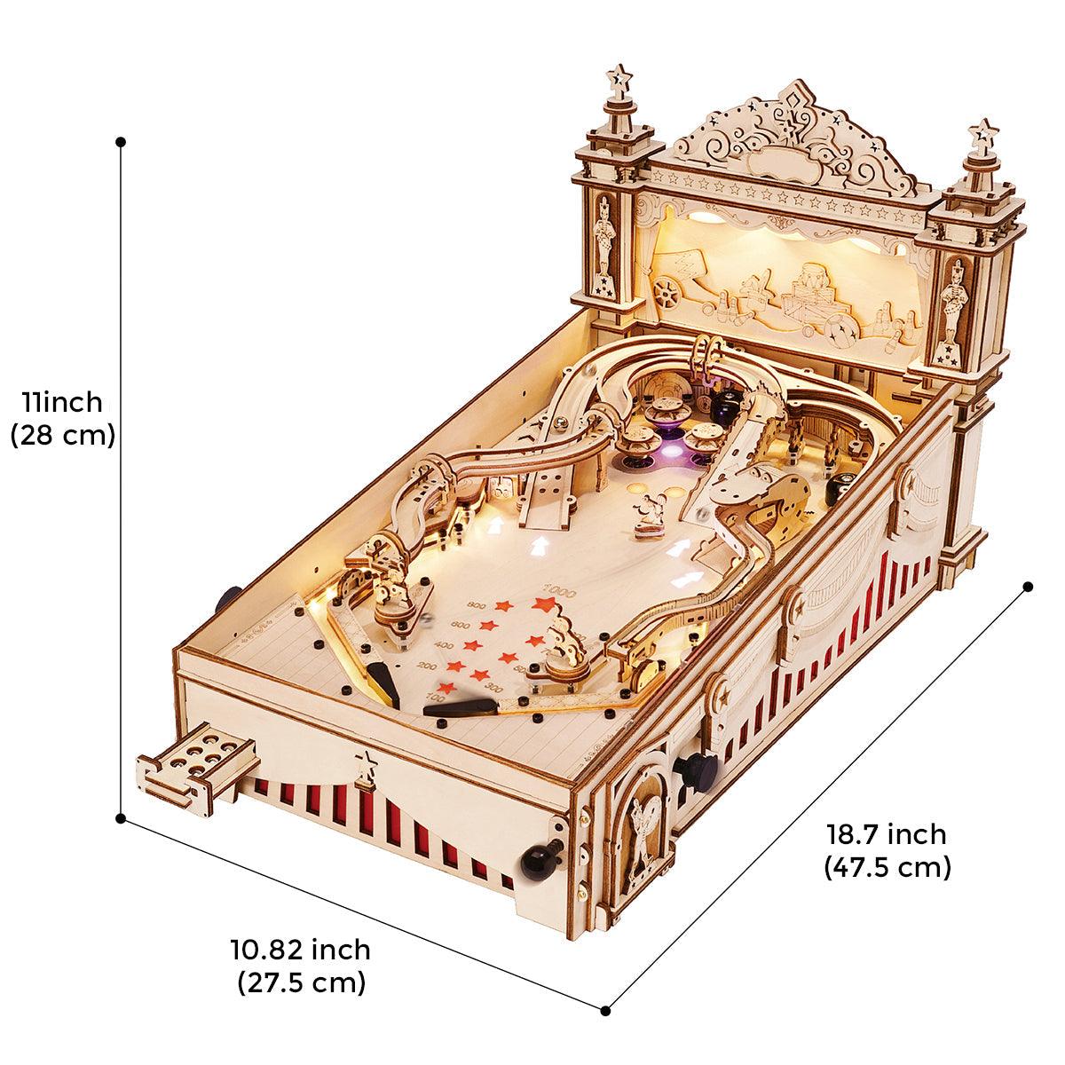 3D Pinball Machine 3D Wooden Puzzle - 3D Wooden Puzzle by Extoril