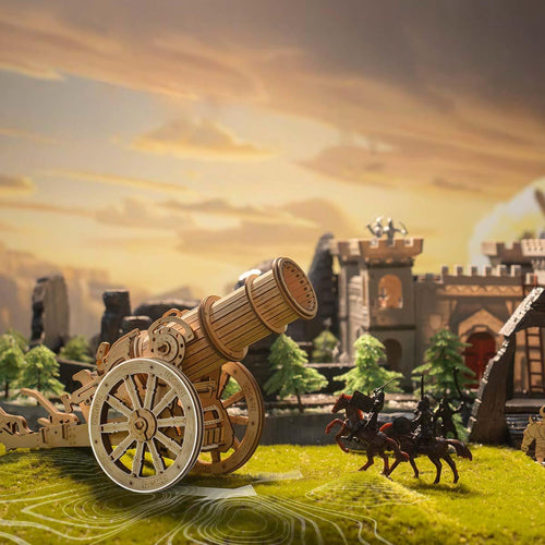 Ballistic Trebuchet (Include 5 Table Tennis Balls) - 3D Wooden Puzzle by Extoril