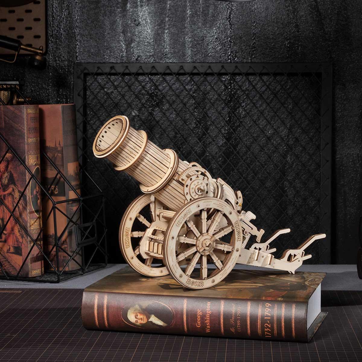 Ballistic Trebuchet (Include 5 Table Tennis Balls) - 3D Wooden Puzzle by Extoril