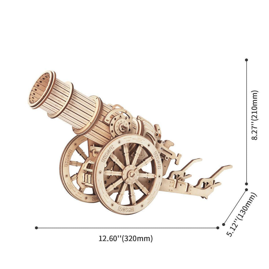 Ballistic Trebuchet (Include 5 Table Tennis Balls) - 3D Wooden Puzzle by Extoril
