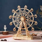 Ferris Wheel Wooden Music Box - 3D Wooden Puzzle by Extoril