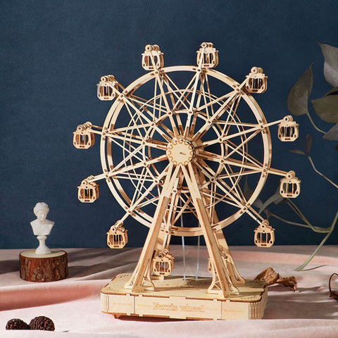 Ferris Wheel Wooden Music Box