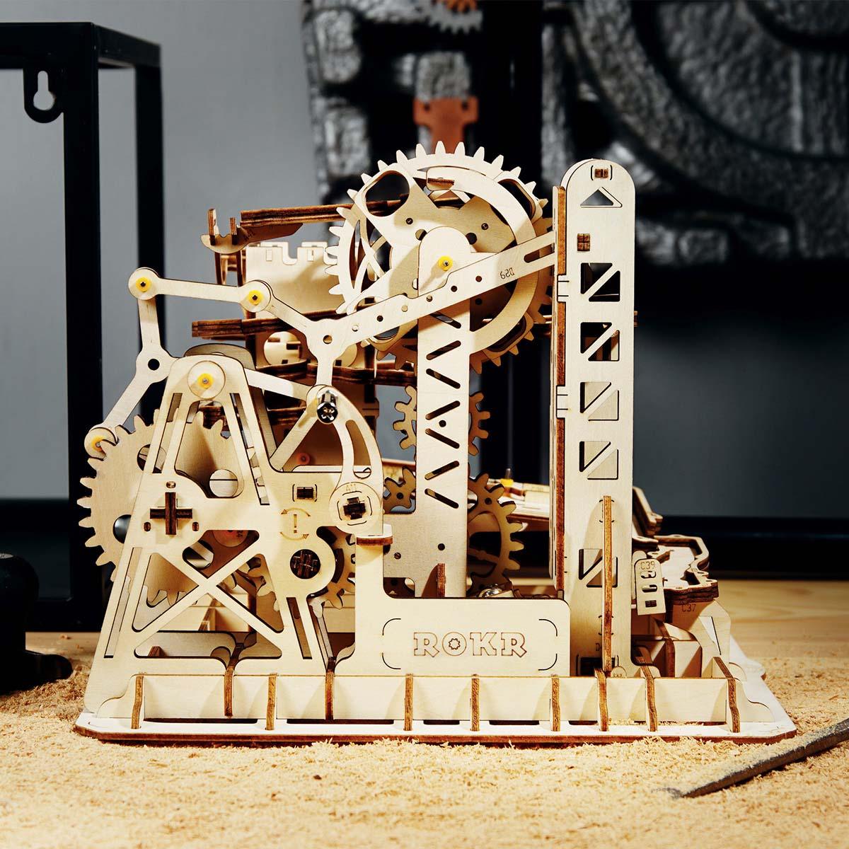 Fortress Marble Cascader - 3D Wooden Puzzle - 3D Wooden Puzzle by Extoril