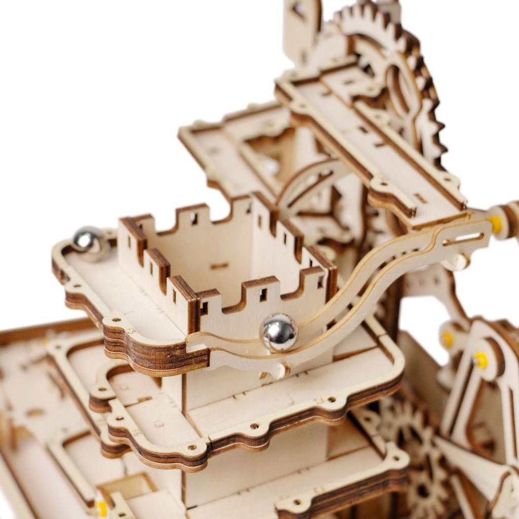 Fortress Marble Cascader - 3D Wooden Puzzle - 3D Wooden Puzzle by Extoril