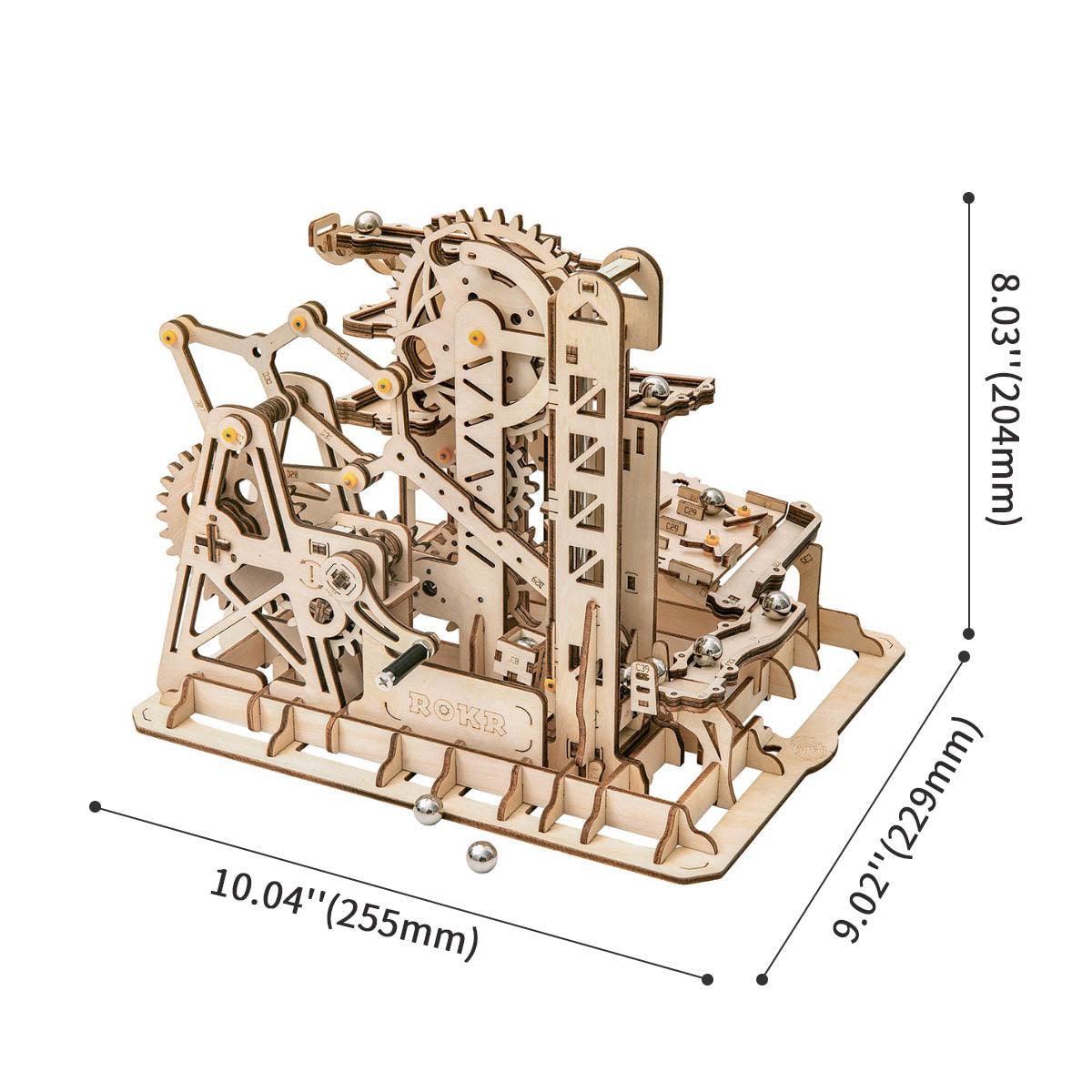 Fortress Marble Cascader - 3D Wooden Puzzle - 3D Wooden Puzzle by Extoril