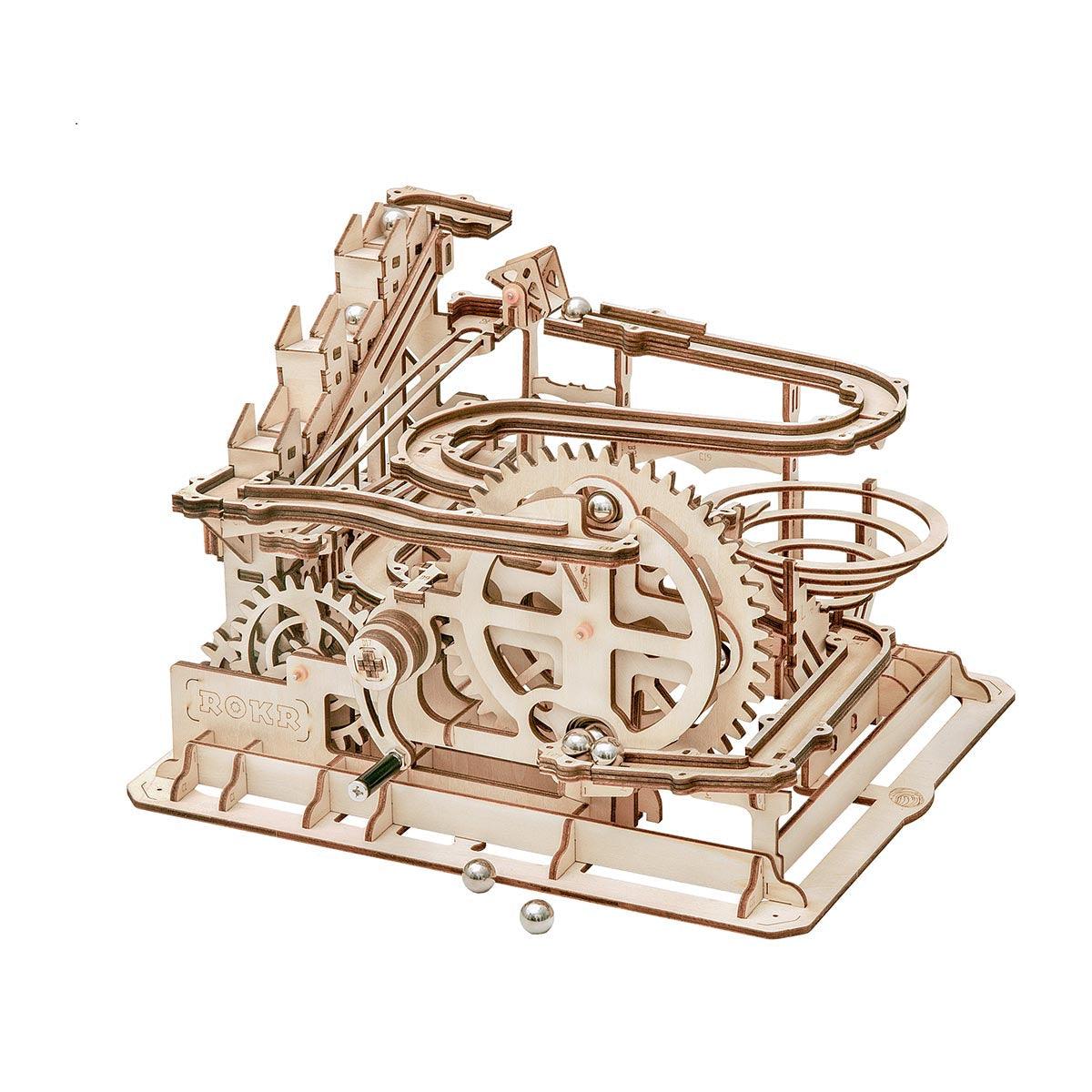 Funnel Parkour - 3D Wooden Puzzle Marbel Run - 3D Wooden Puzzle by Extoril