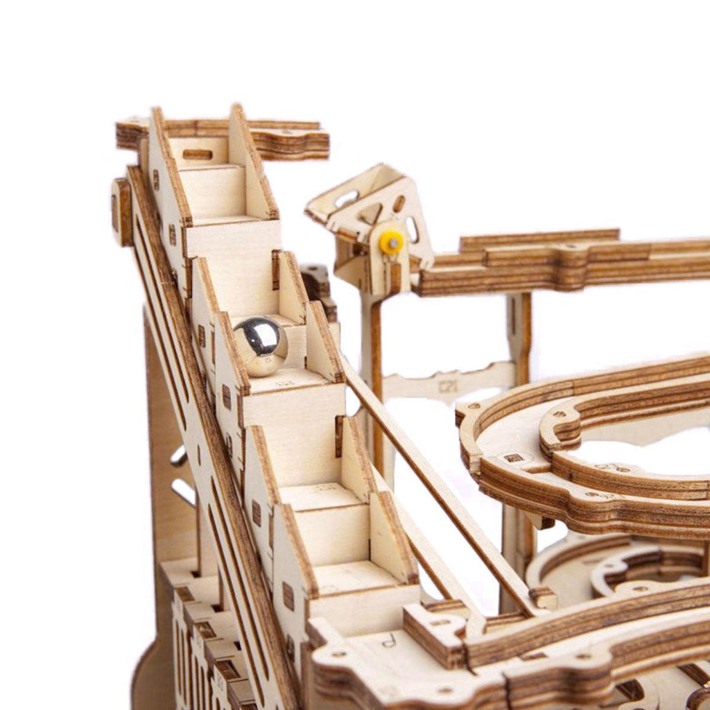Funnel Parkour - 3D Wooden Puzzle Marbel Run - 3D Wooden Puzzle by Extoril