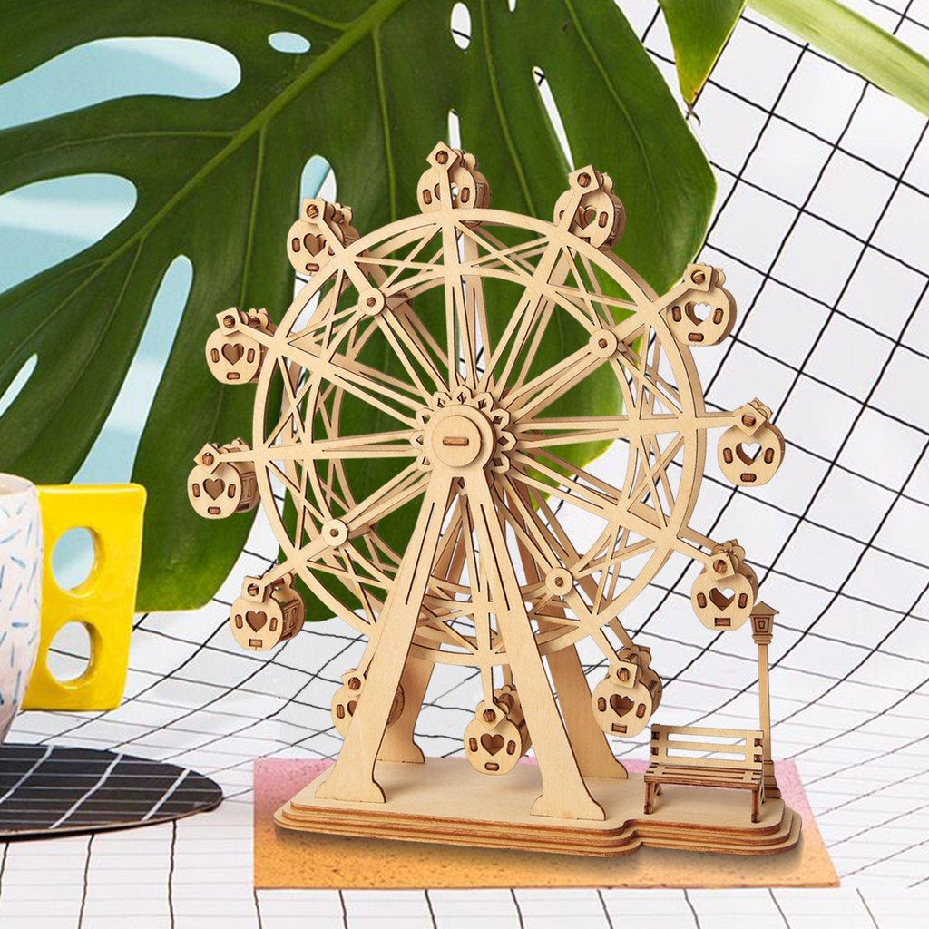 Grand Ferris Wheel 3D Wooden Puzzle - 3D Wooden Puzzle by Extoril