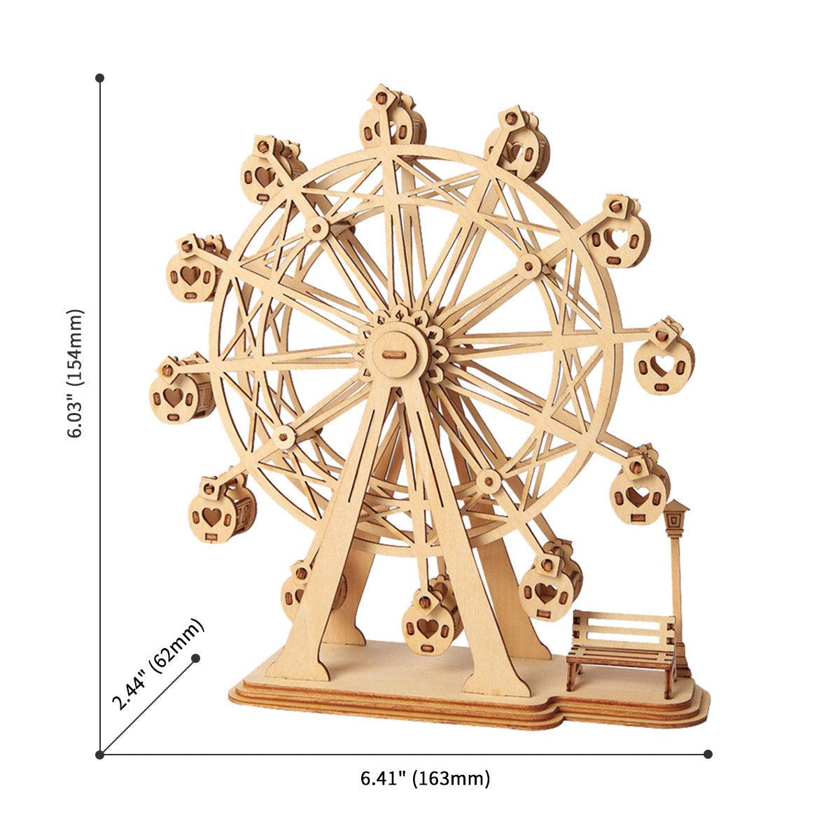 Grand Ferris Wheel 3D Wooden Puzzle - 3D Wooden Puzzle by Extoril