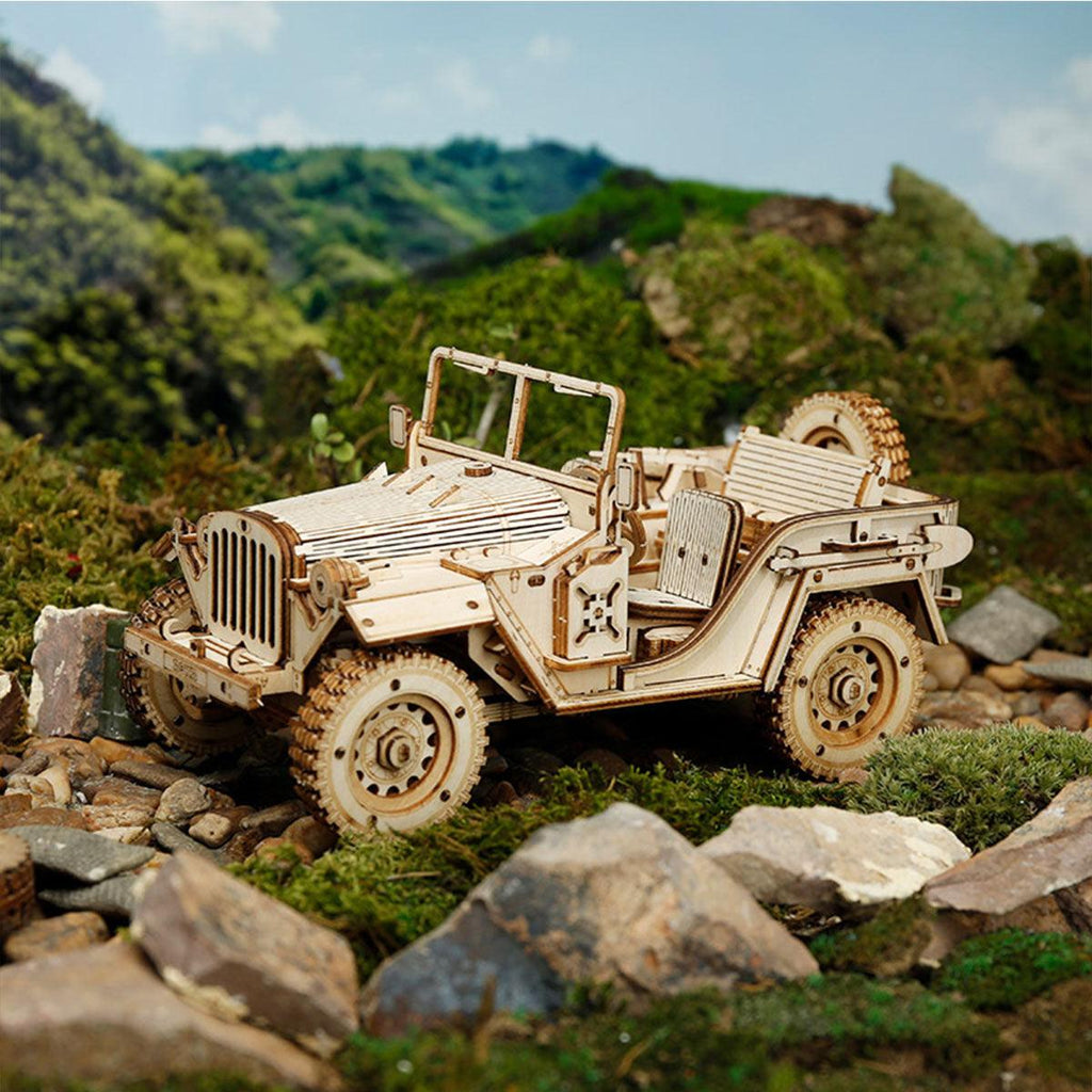 Heritage Roadster - Premium Wooden Car Model Kit - 3D Wooden Puzzle by Extoril