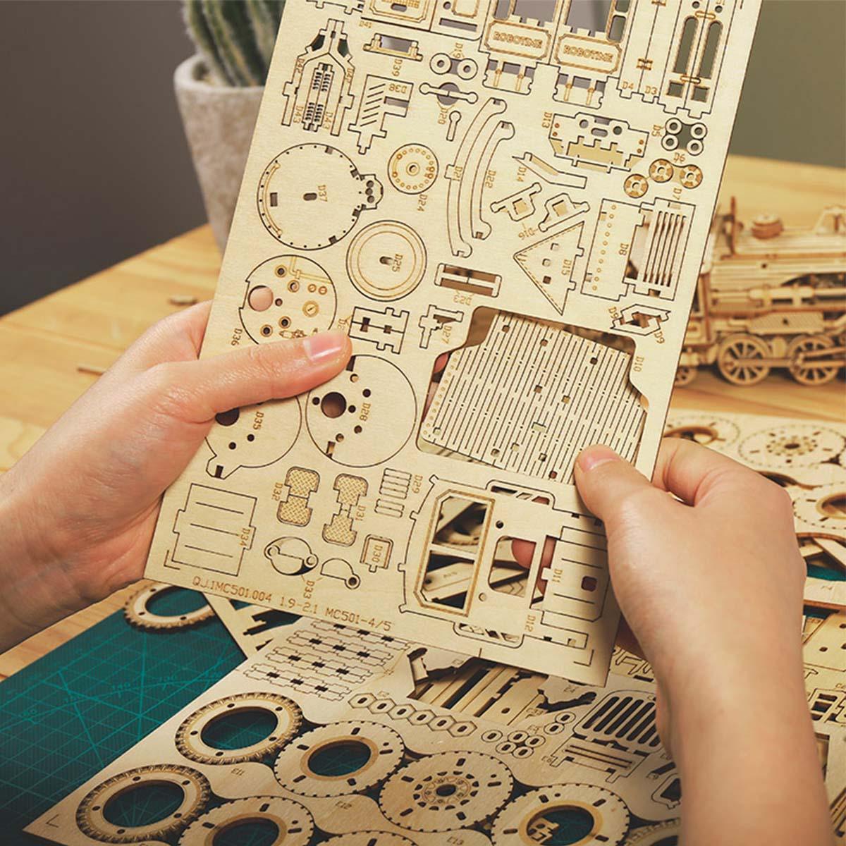 Heritage Roadster - Premium Wooden Car Model Kit - 3D Wooden Puzzle by Extoril