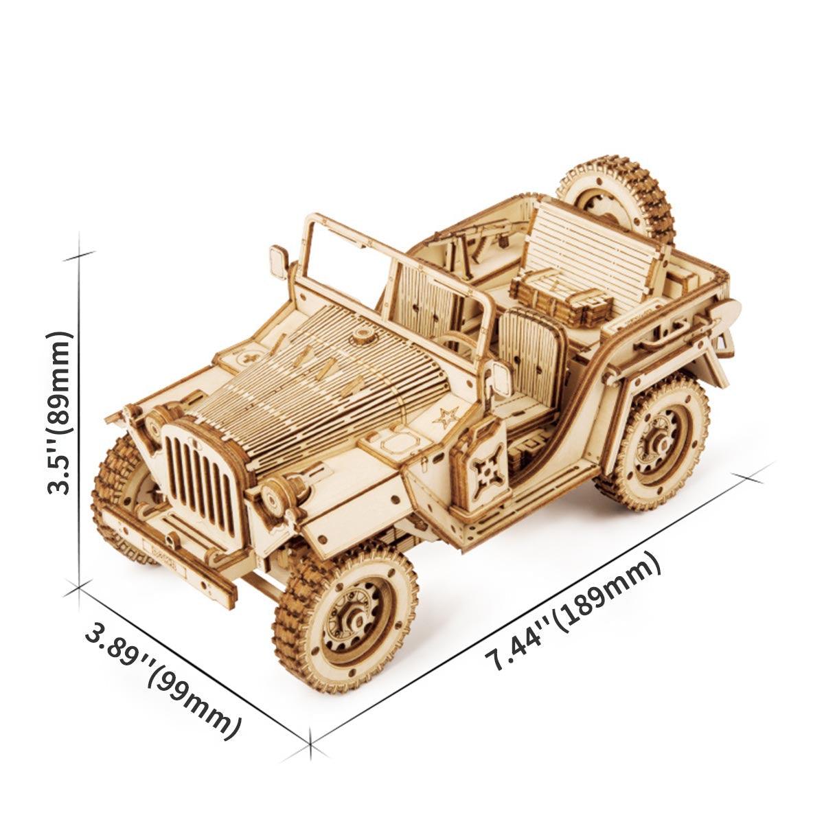 Heritage Roadster - Premium Wooden Car Model Kit - 3D Wooden Puzzle by Extoril